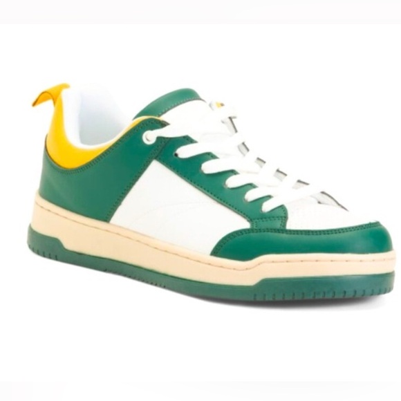 Steve Madden Renigade Sneakers in Green/Gold Women’s Size 7 1/2 - Picture 1 of 12
